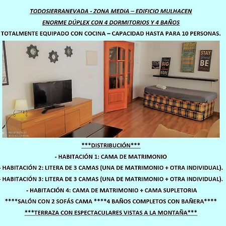 Todosierranevada - Duplex 4 Dormitorios - Vistas Espectaculares A La Montana Sierra Nevada Dış mekan fotoğraf